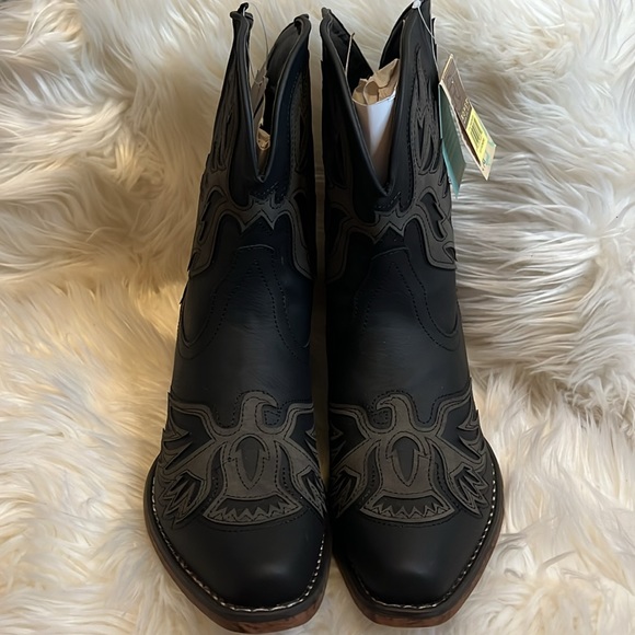 Roper Shoes Roper Womens Amelia Snip Toe Western Cowboy Boots Ankle